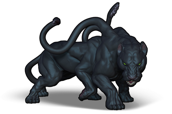 displacerbeast 02 token front a displacerbeast 02 token front a